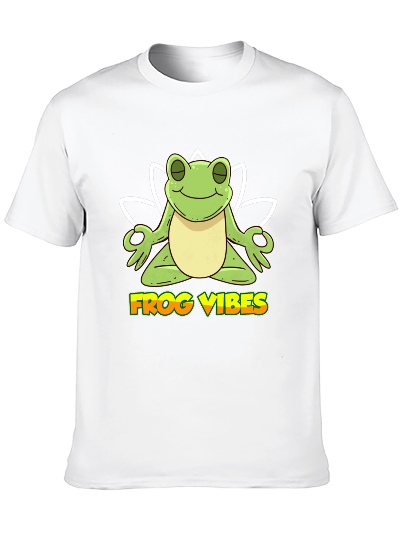 Frog Vibes Graphic T-Shirt Yoga Frog Tee