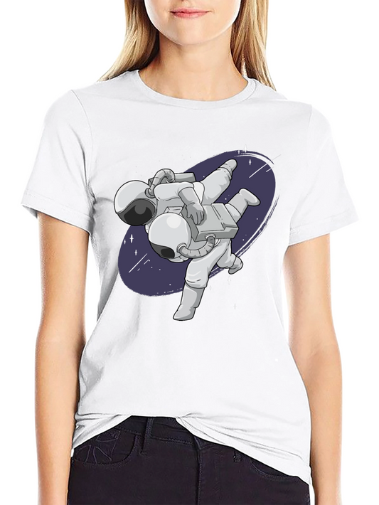 Astronaut Judo Black T-Shirt