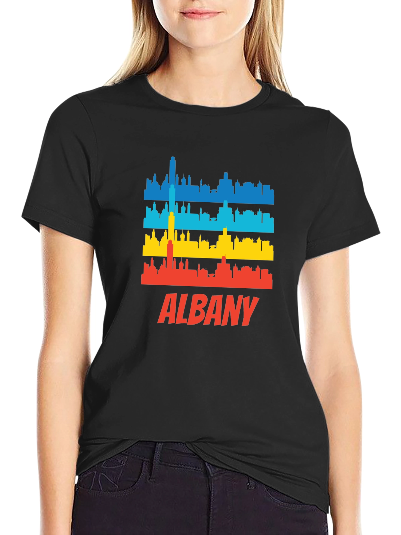 Albany Skyline Graphic T-Shirt