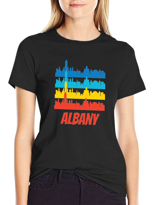 Albany Skyline Graphic T-Shirt
