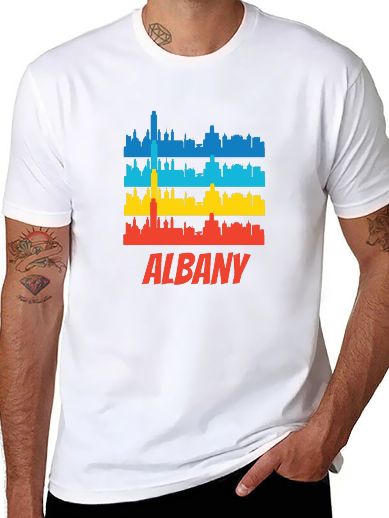 Albany Skyline Graphic T-Shirt