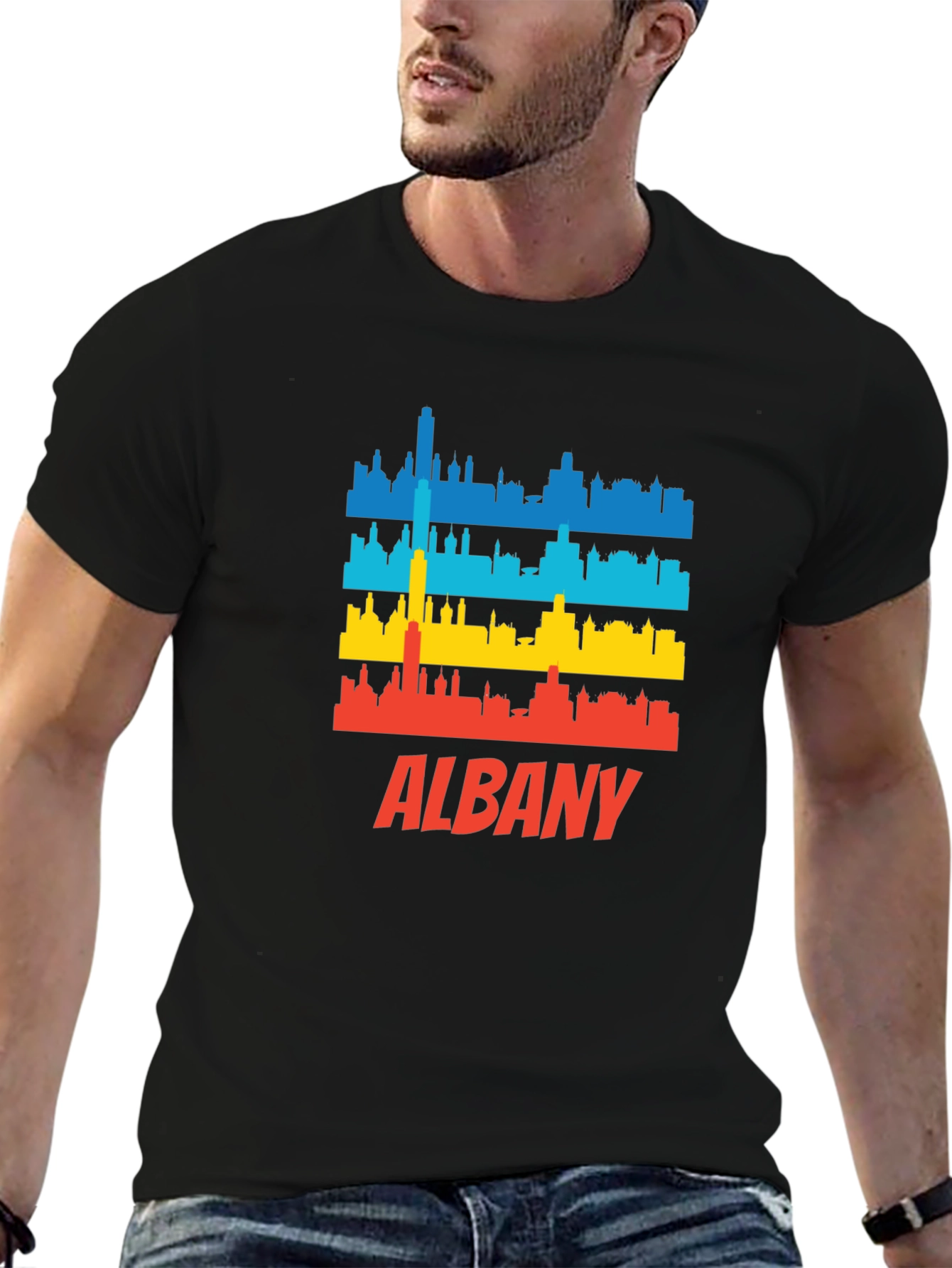 Albany Skyline Graphic T-Shirt