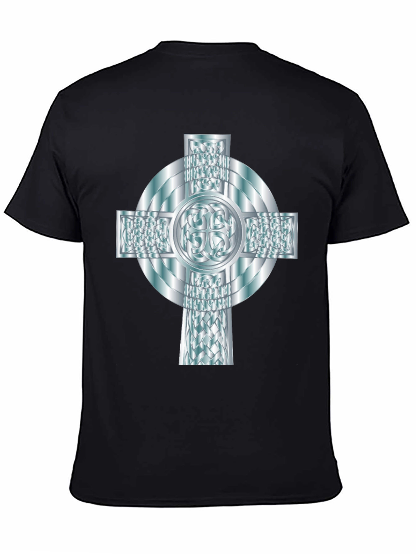 Celtic Cross Graphic Tee - Elegant Design