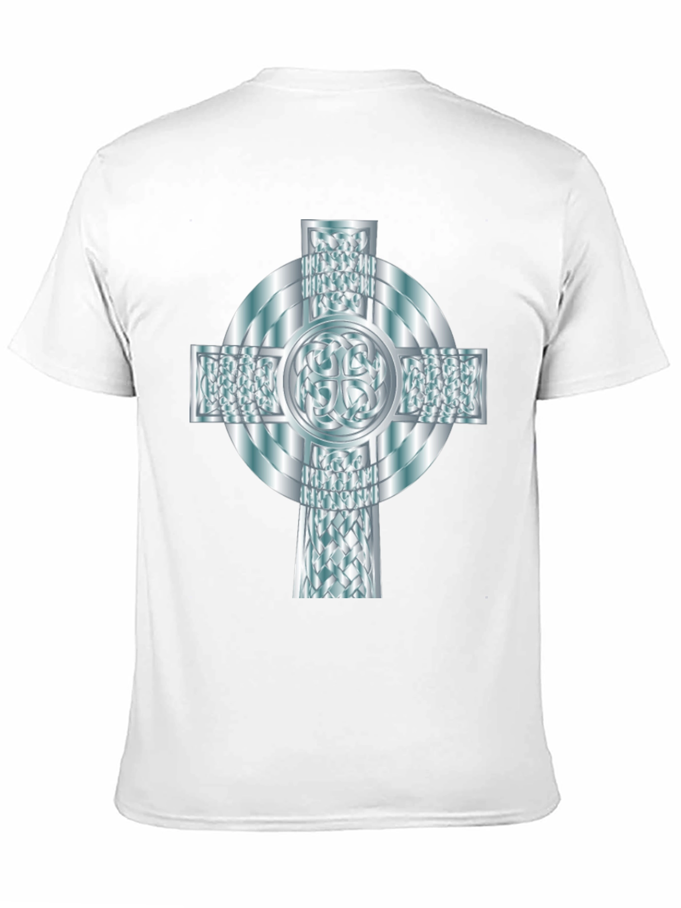 Celtic Cross Graphic Tee - Elegant Design