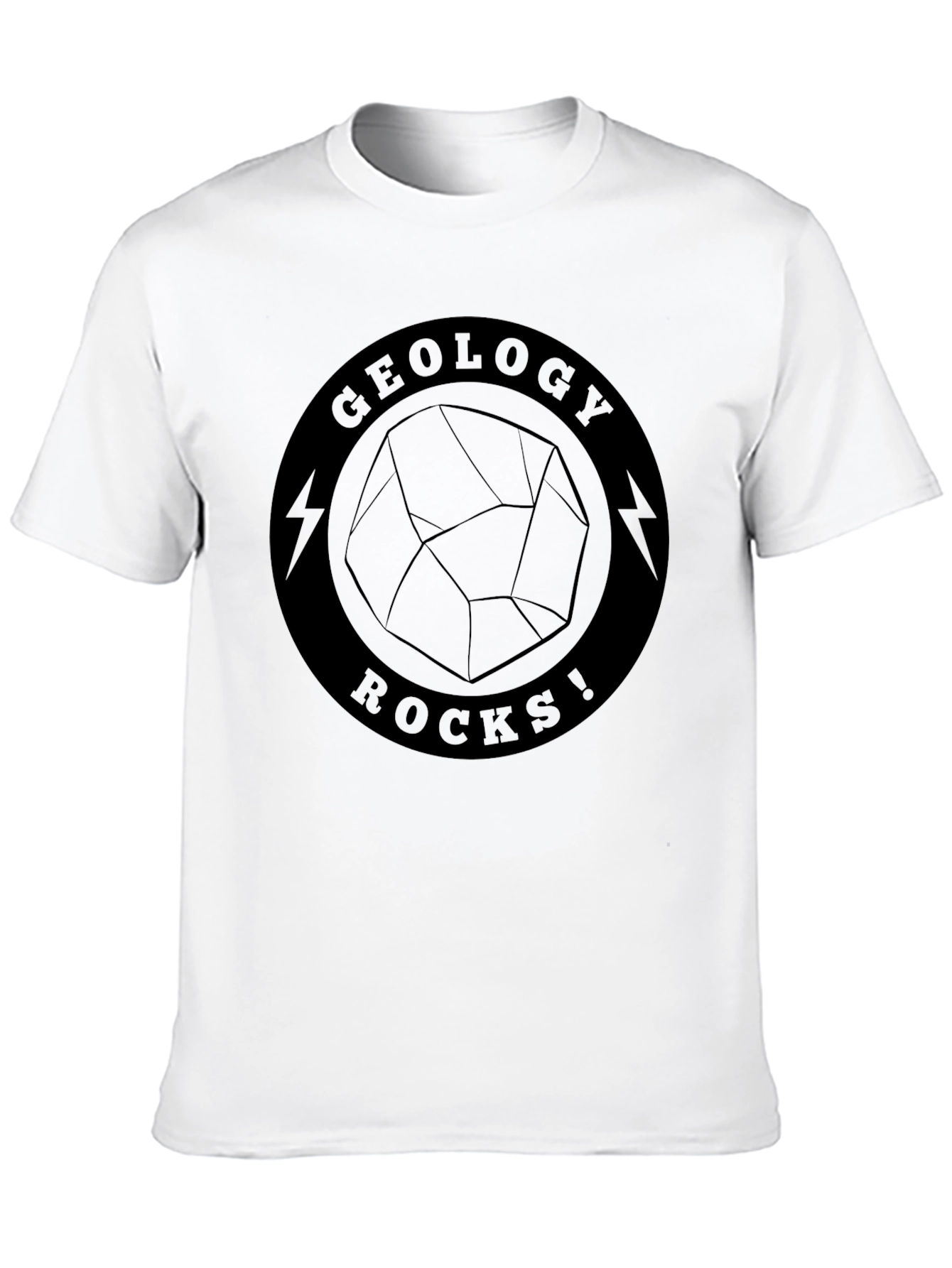 Geology Rocks! Black Graphic T-Shirt
