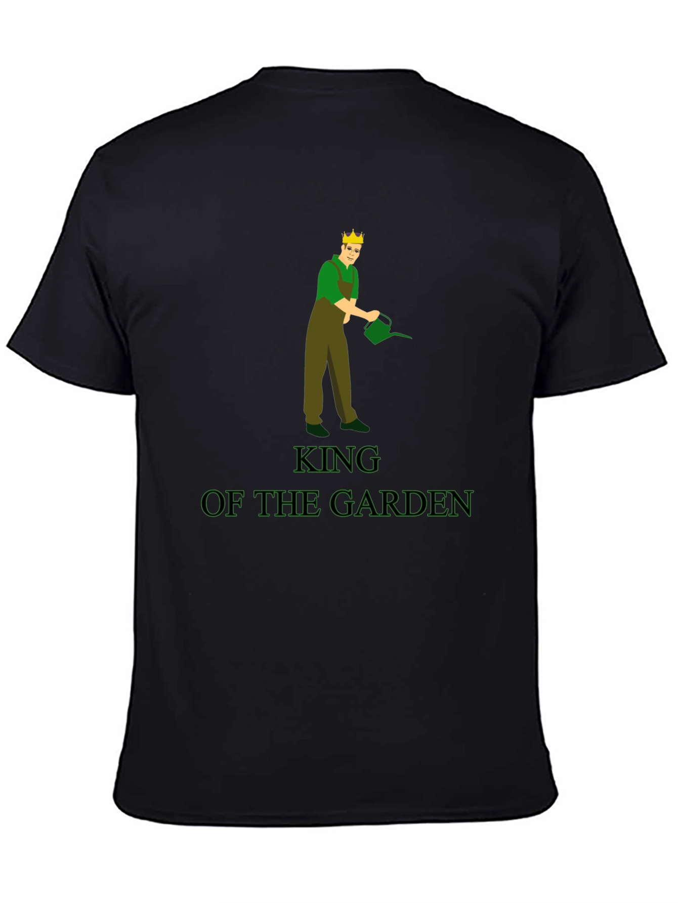 King of the Garden Black Graphic Tee