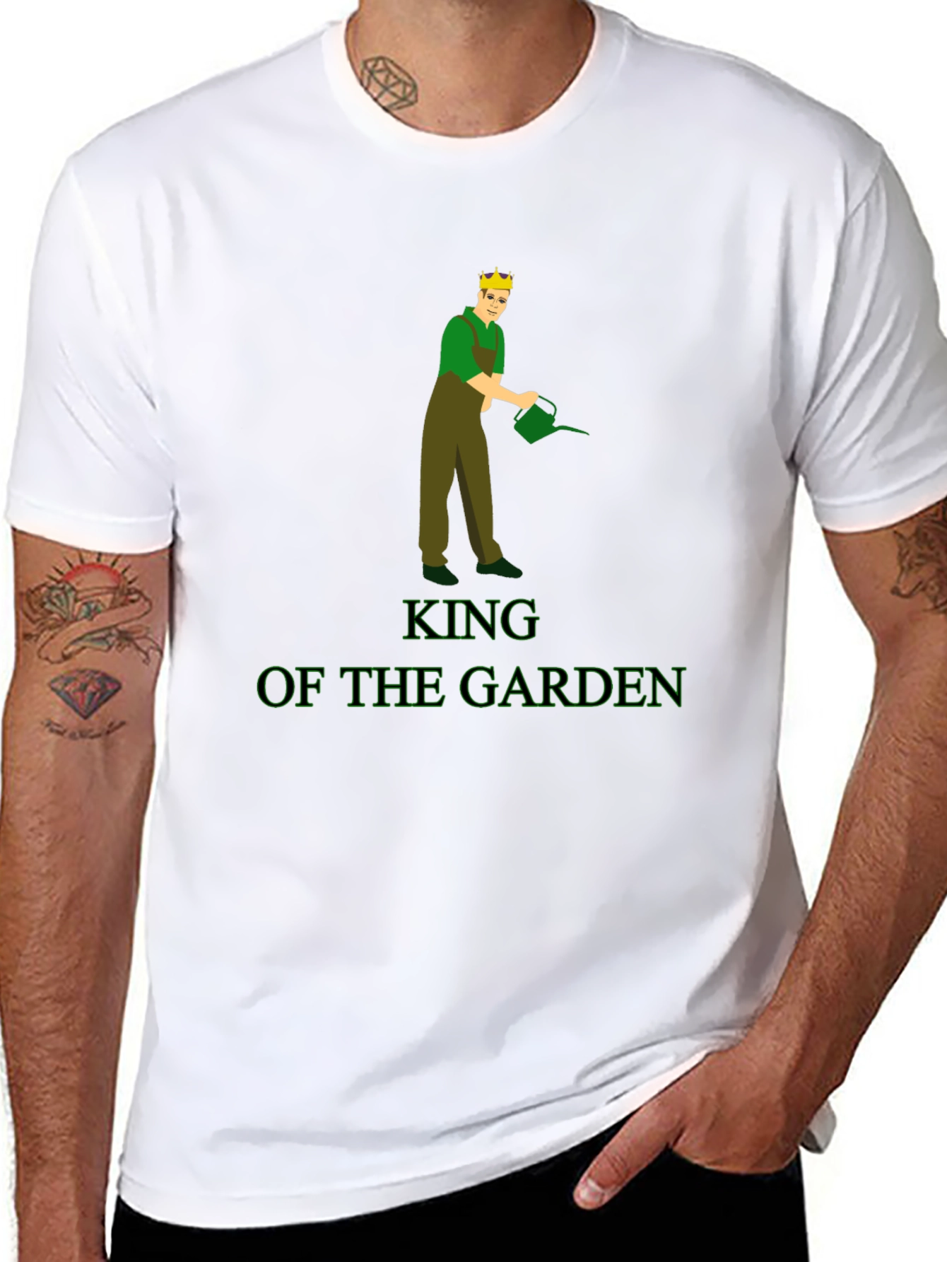 King of the Garden Black Graphic Tee