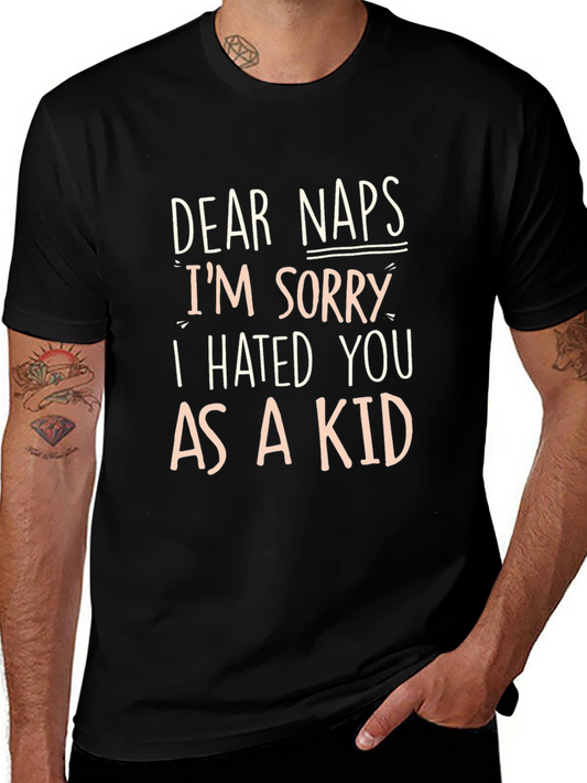 Funny Naps T-Shirt - Dear Naps Graphic Tee