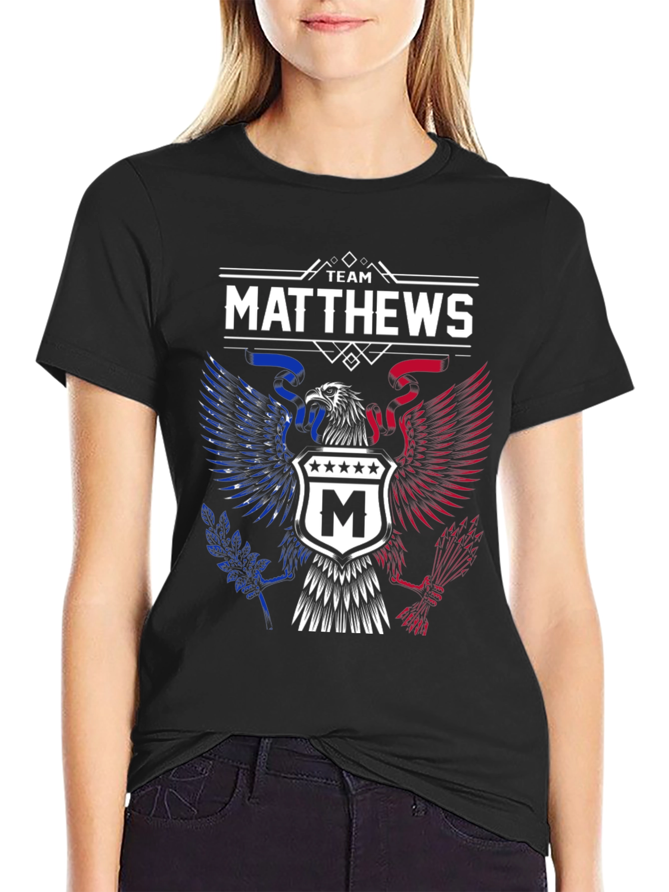 Team Matthews Eagle Crest Graphic T-Shirt