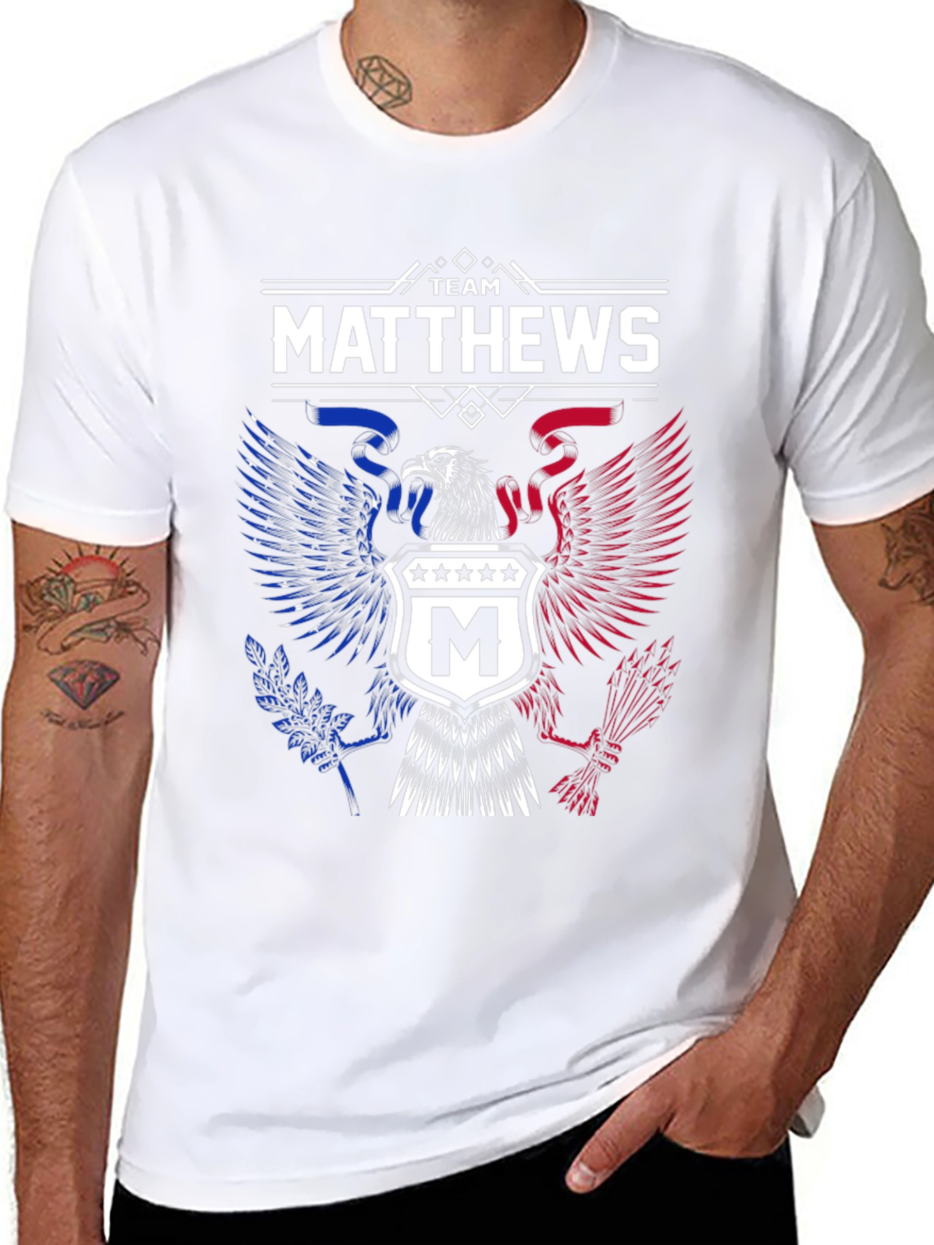 Team Matthews Eagle Crest Graphic T-Shirt