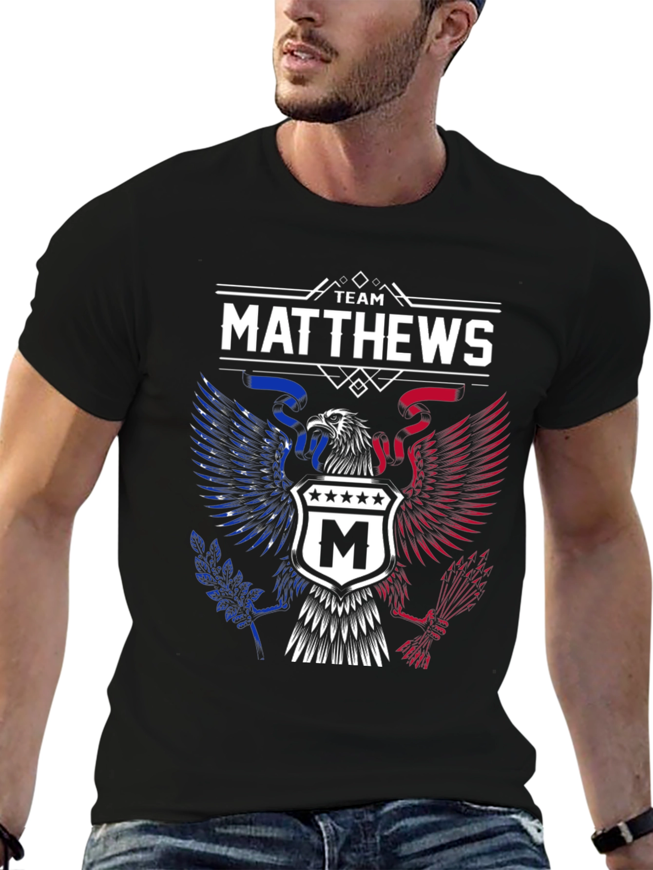 Team Matthews Eagle Crest Graphic T-Shirt