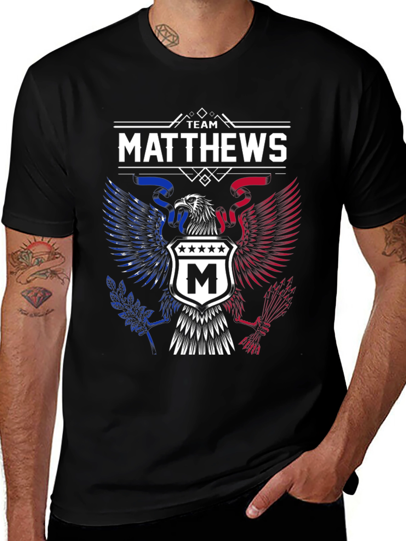 Team Matthews Eagle Crest Graphic T-Shirt