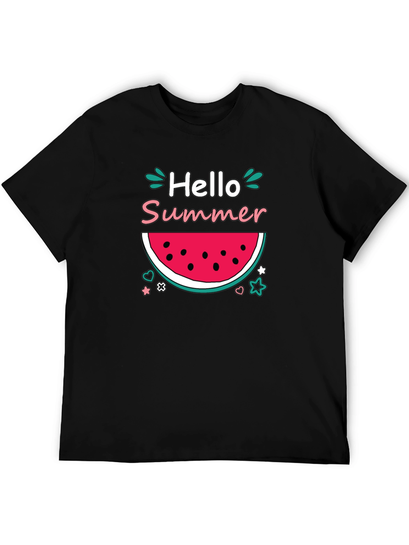 Hello Summer Watermelon Graphic Tee
