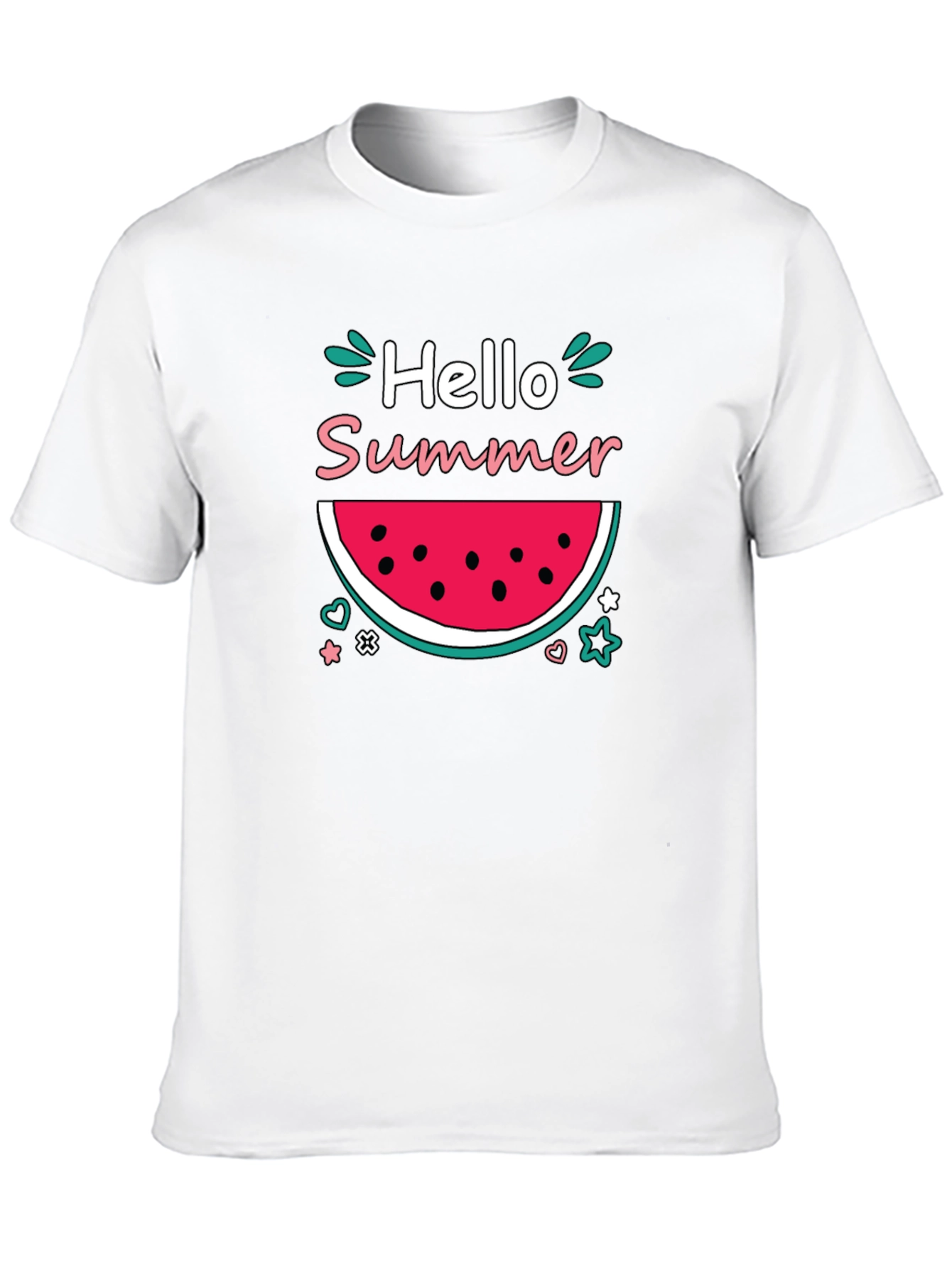 Hello Summer Watermelon Graphic Tee