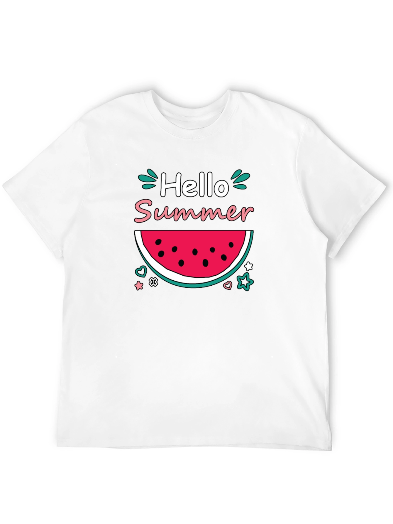 Hello Summer Watermelon Graphic Tee