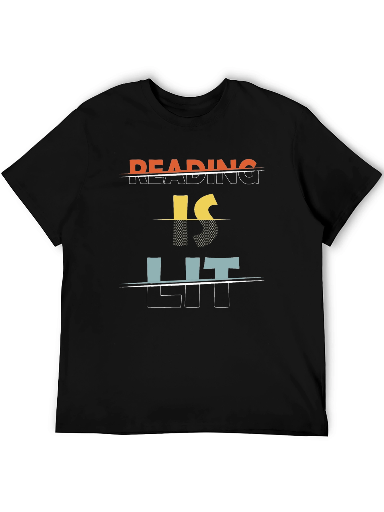 Reading is Lit Black Graphic Tee