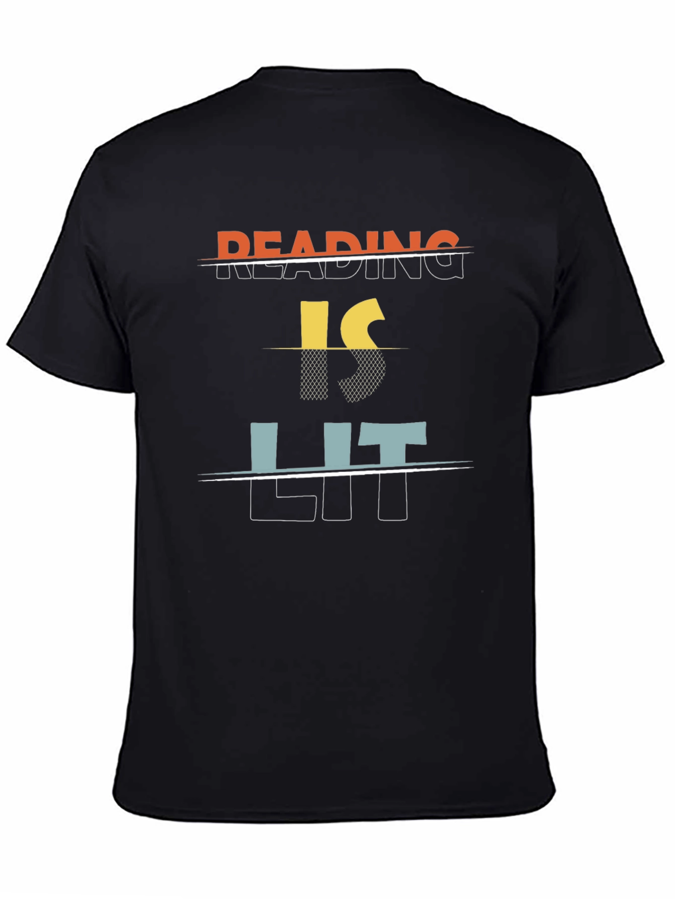 Reading is Lit Black Graphic Tee