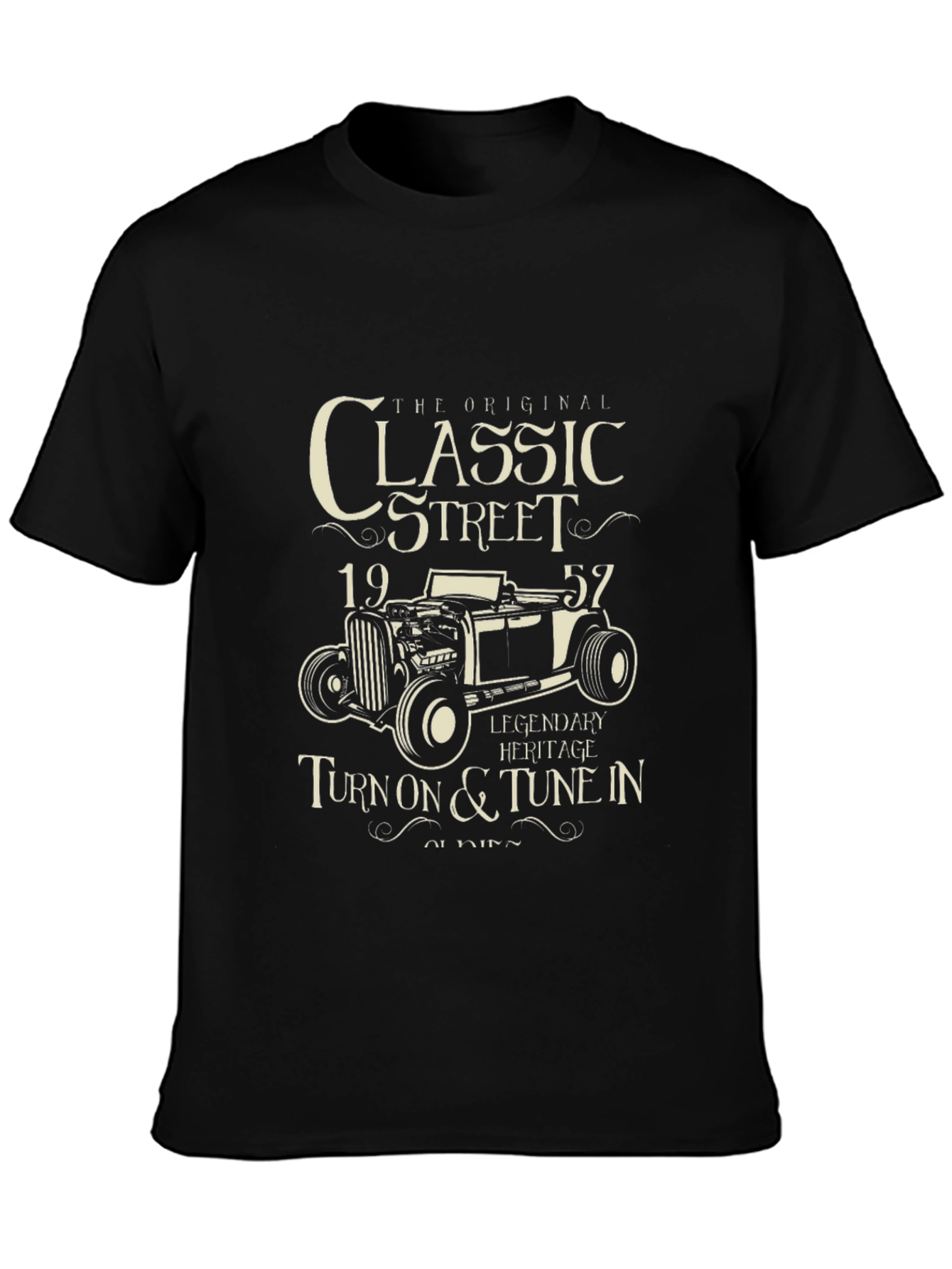 Classic Street Hot Rod T-Shirt - 1957 Car Tee
