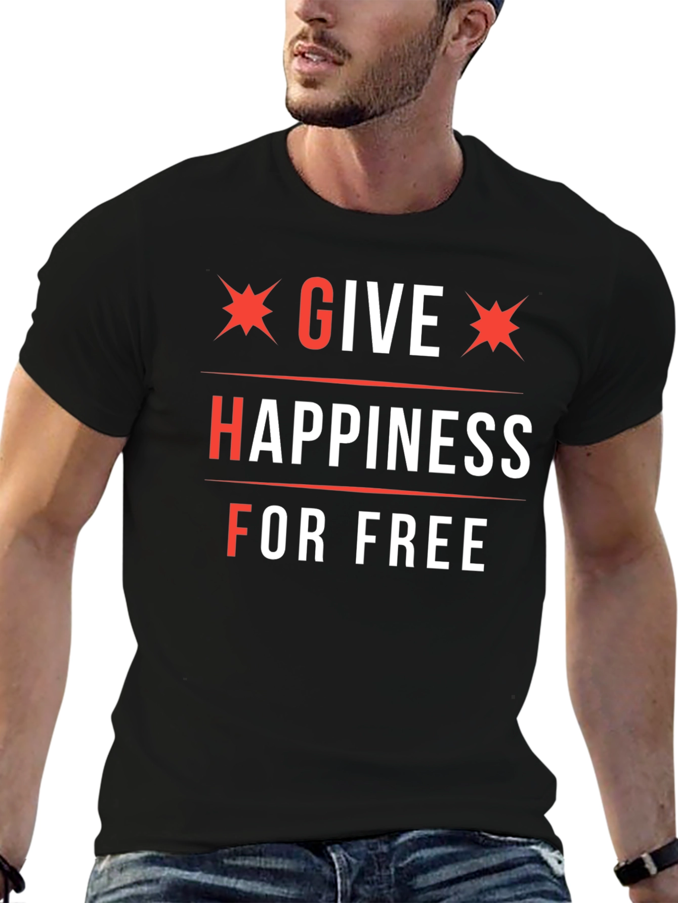 Give Happiness For Free Graphic Tee