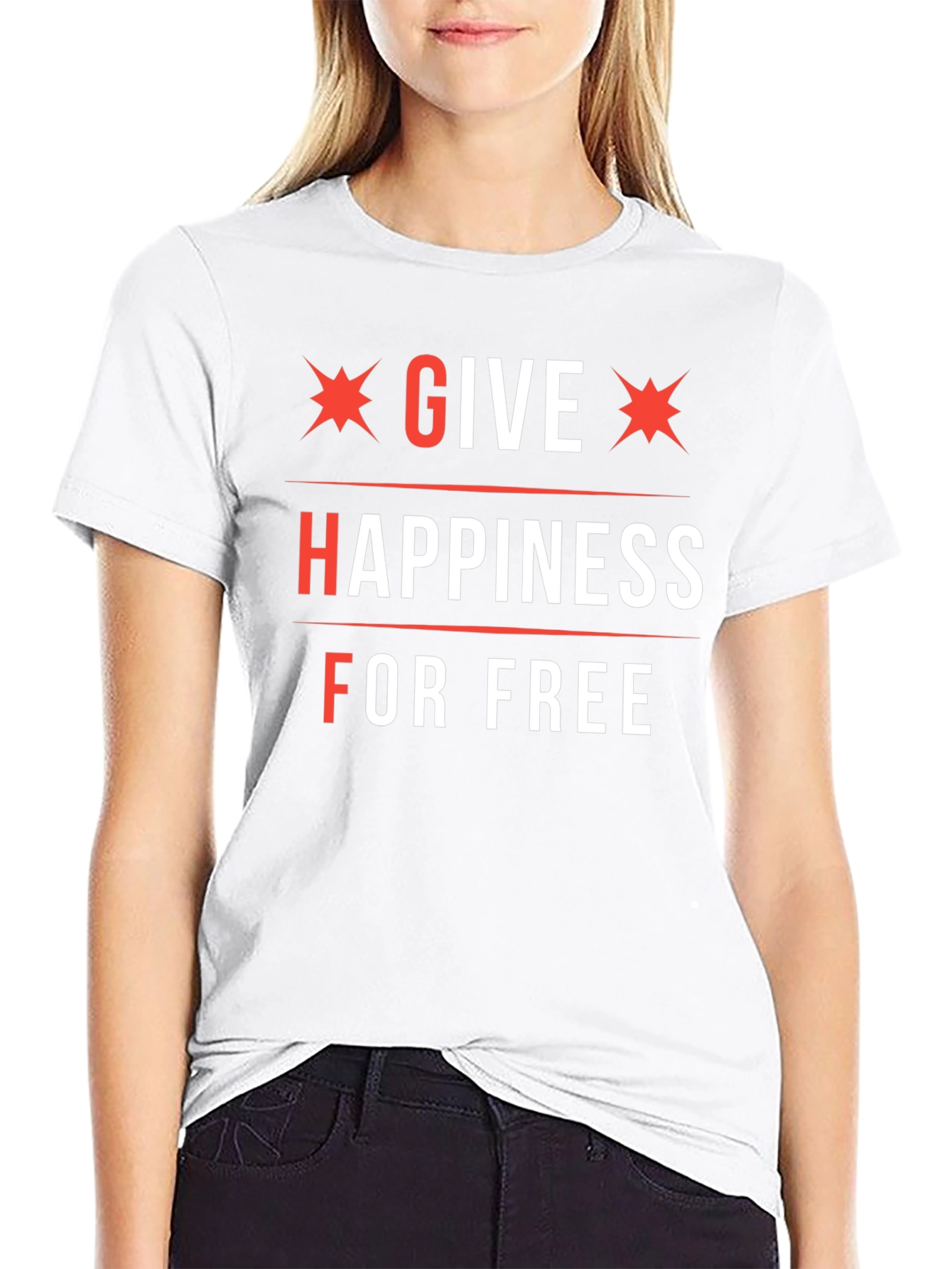 Give Happiness For Free Graphic Tee