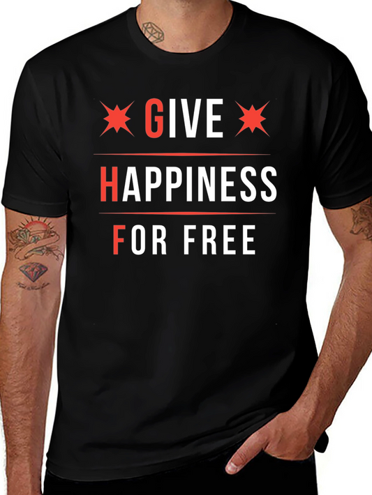 Give Happiness For Free Graphic Tee