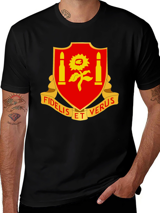 Fidelis Et Verus Crest Graphic Tee