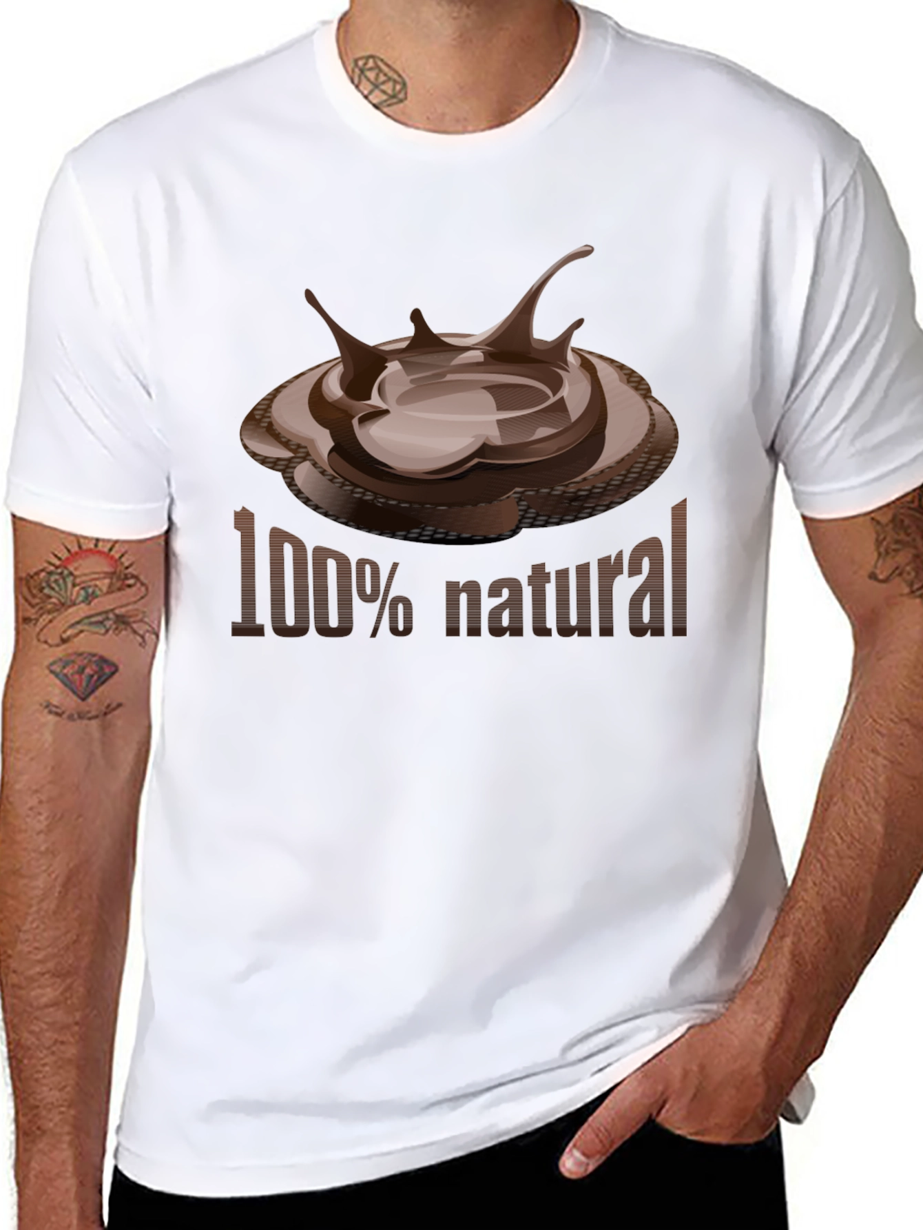 100% Natural Chocolate T-Shirt