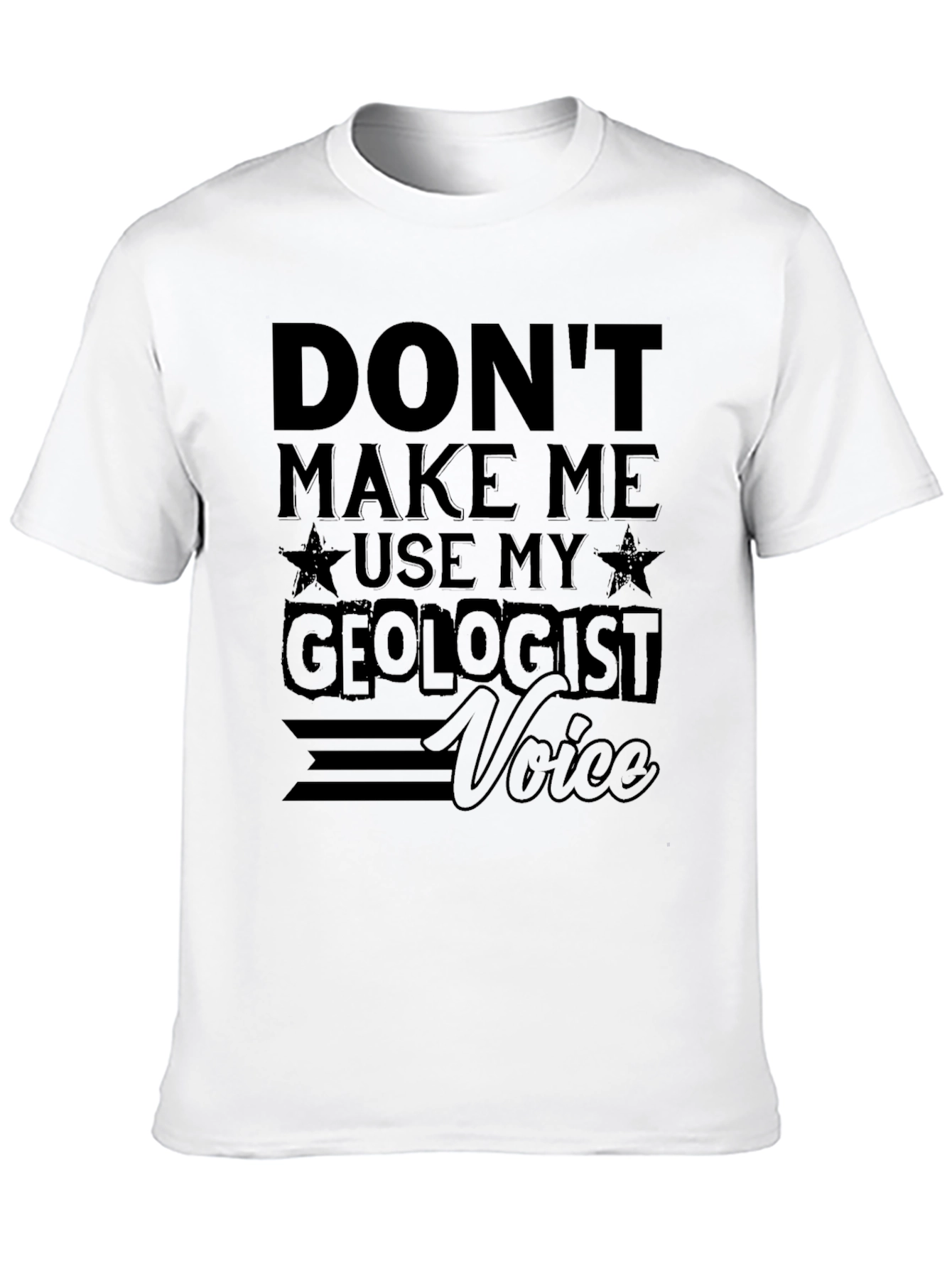 Geologist Voice Graphic Tee - Black