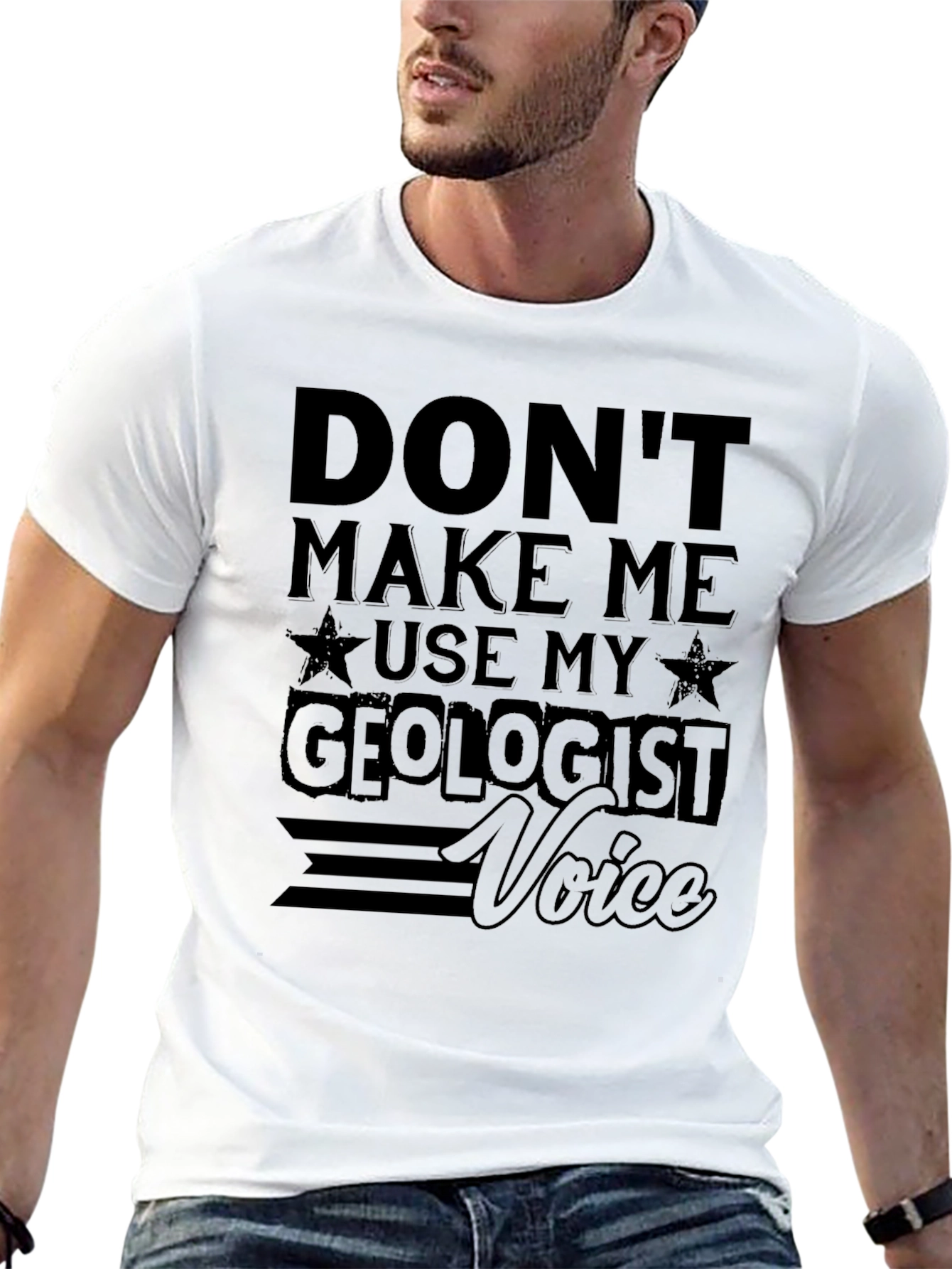 Geologist Voice Graphic Tee - Black