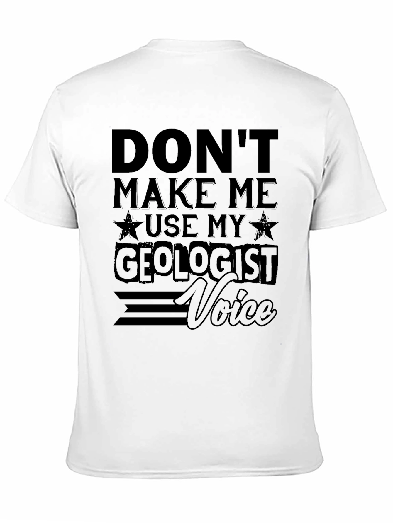 Geologist Voice Graphic Tee - Black