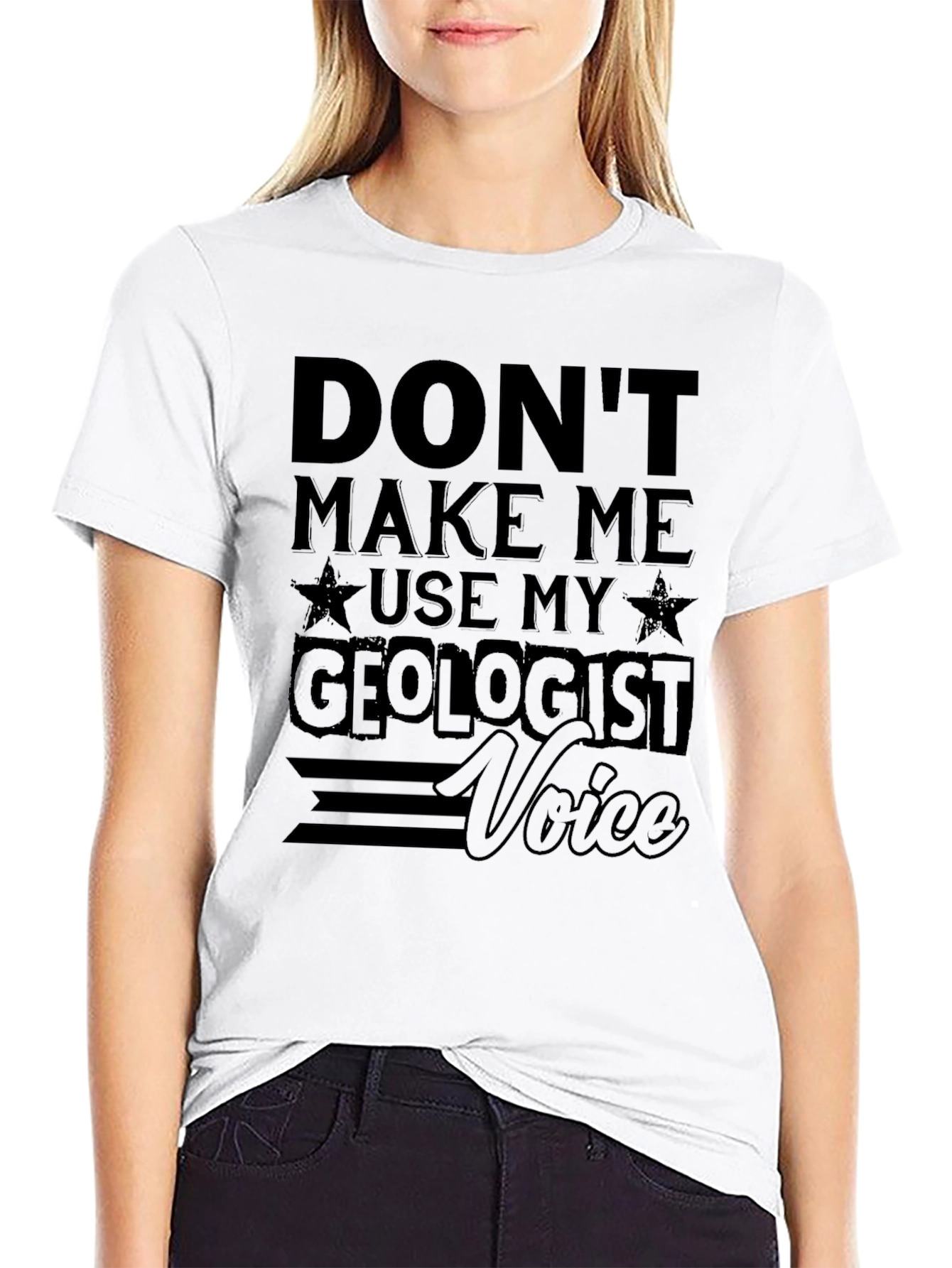 Geologist Voice Graphic Tee - Black