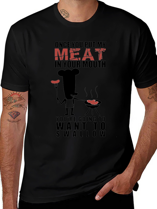 Funny BBQ Grilling T-Shirt - Meat Lover