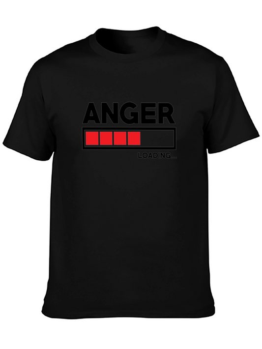 Anger Loading Funny Graphic T-Shirt