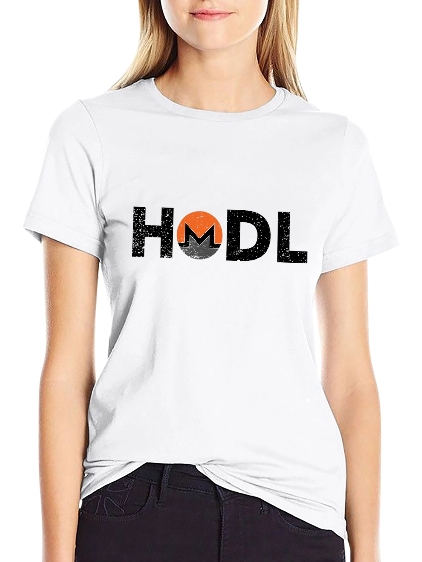 HODL Crypto T-Shirt - Monero Design