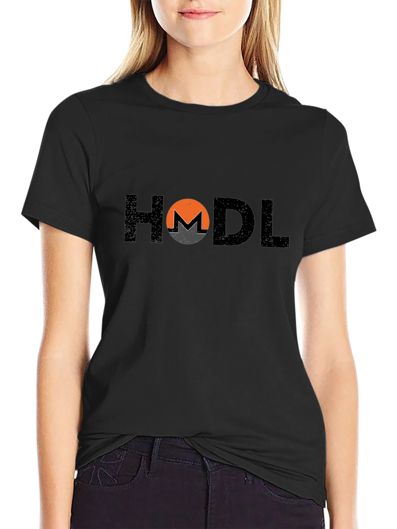 HODL Crypto T-Shirt - Monero Design