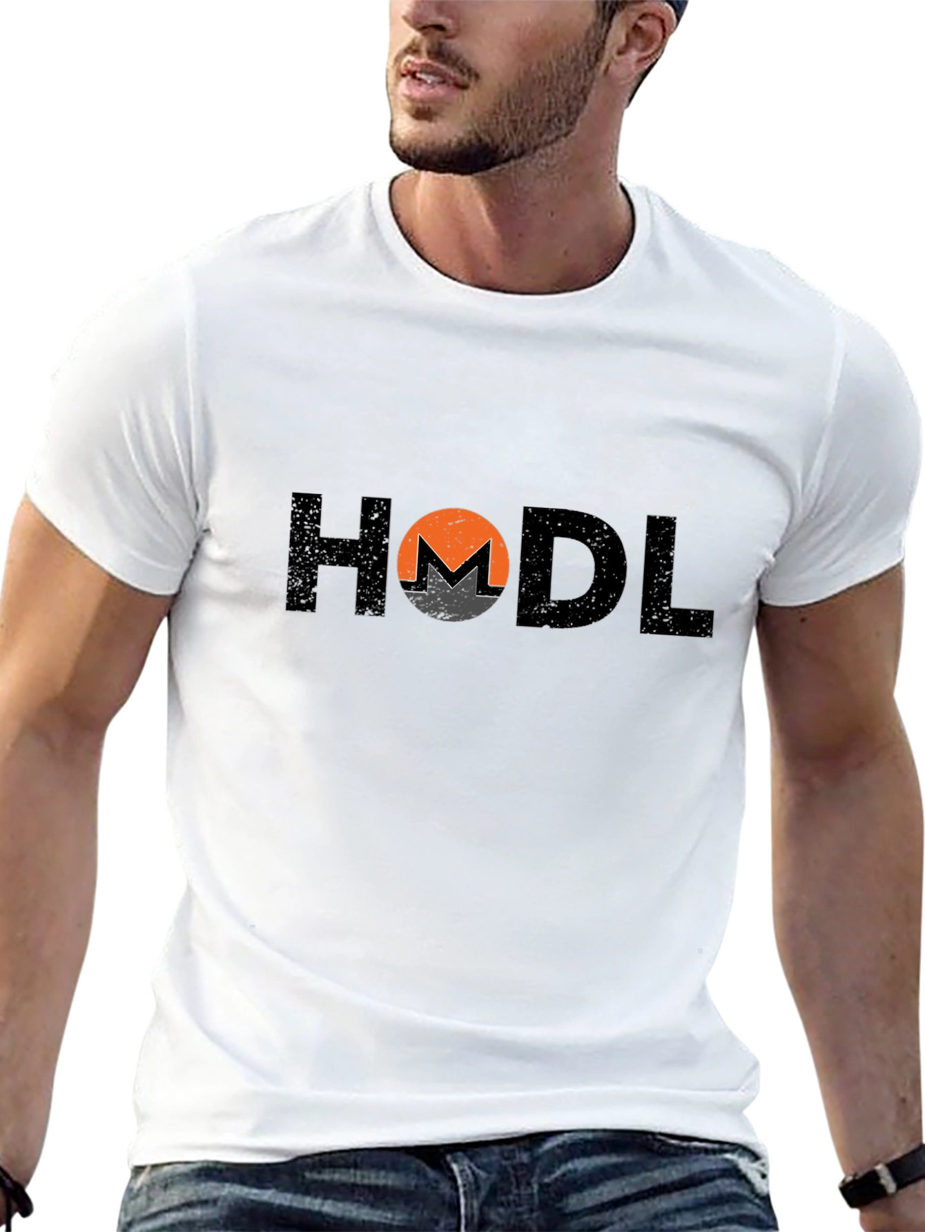 HODL Crypto T-Shirt - Monero Design