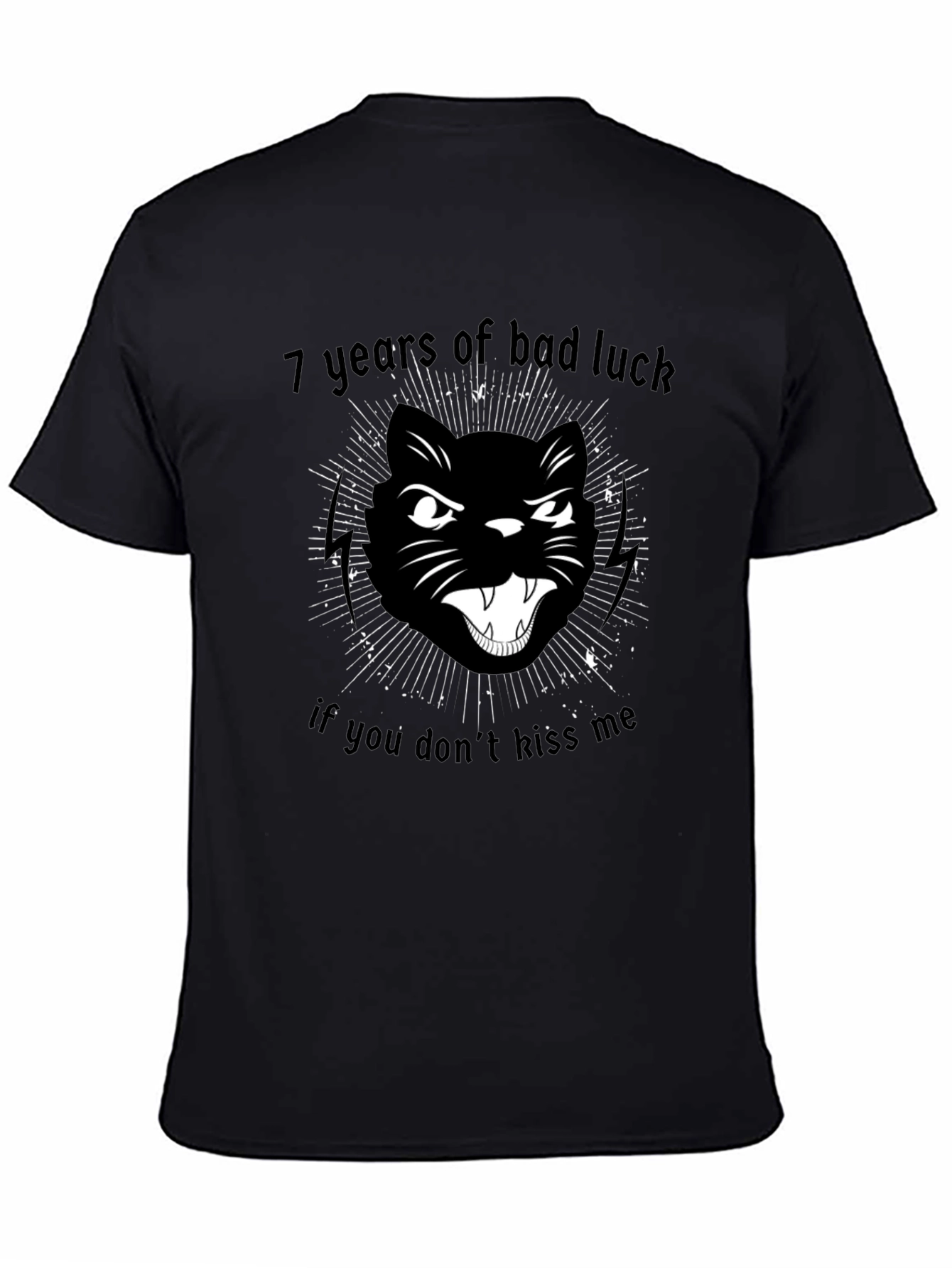 7 Years Bad Luck Cat T-Shirt