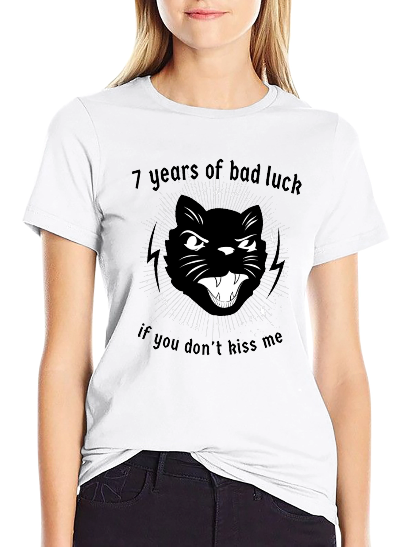 7 Years Bad Luck Cat T-Shirt