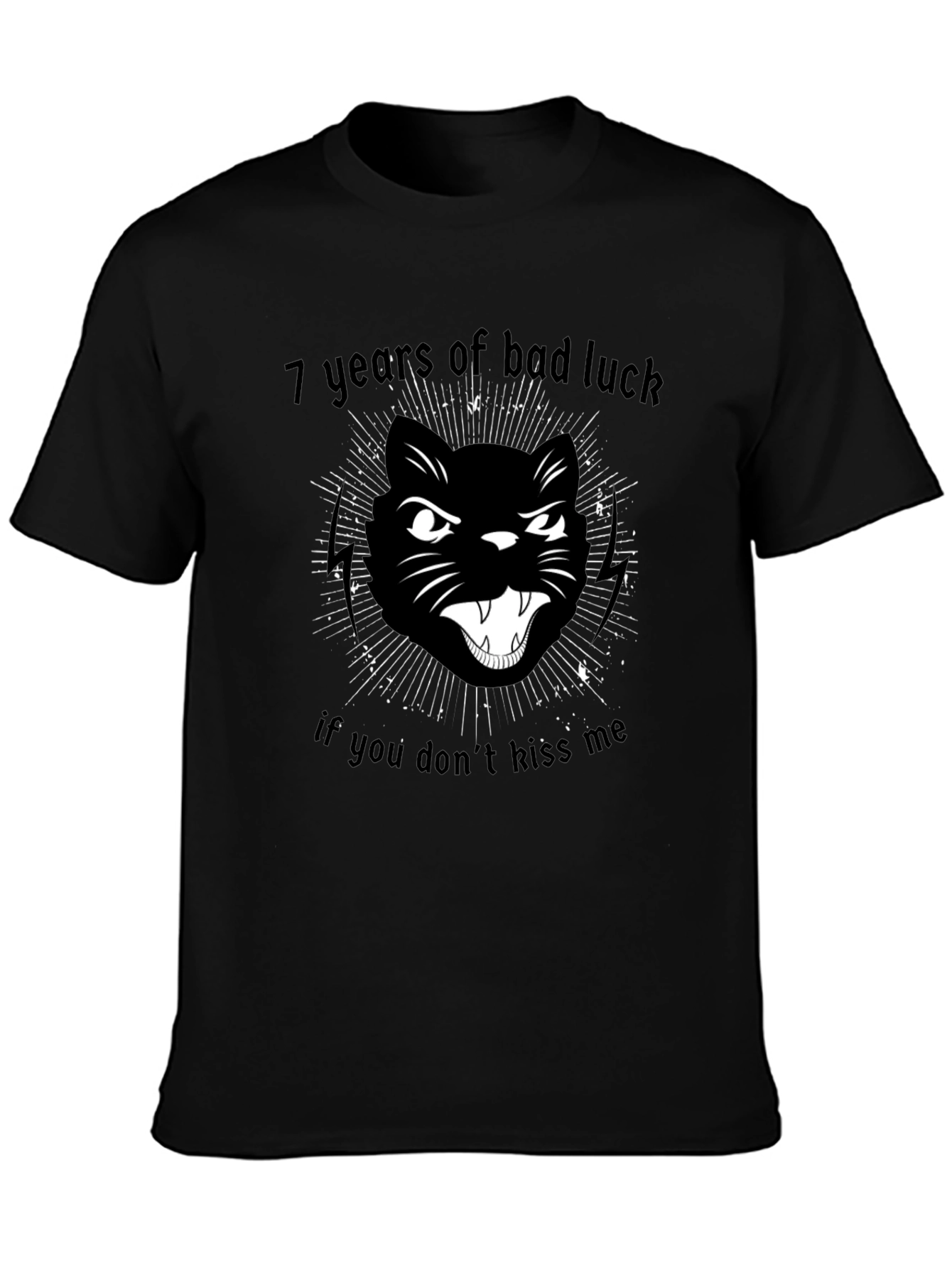 7 Years Bad Luck Cat T-Shirt