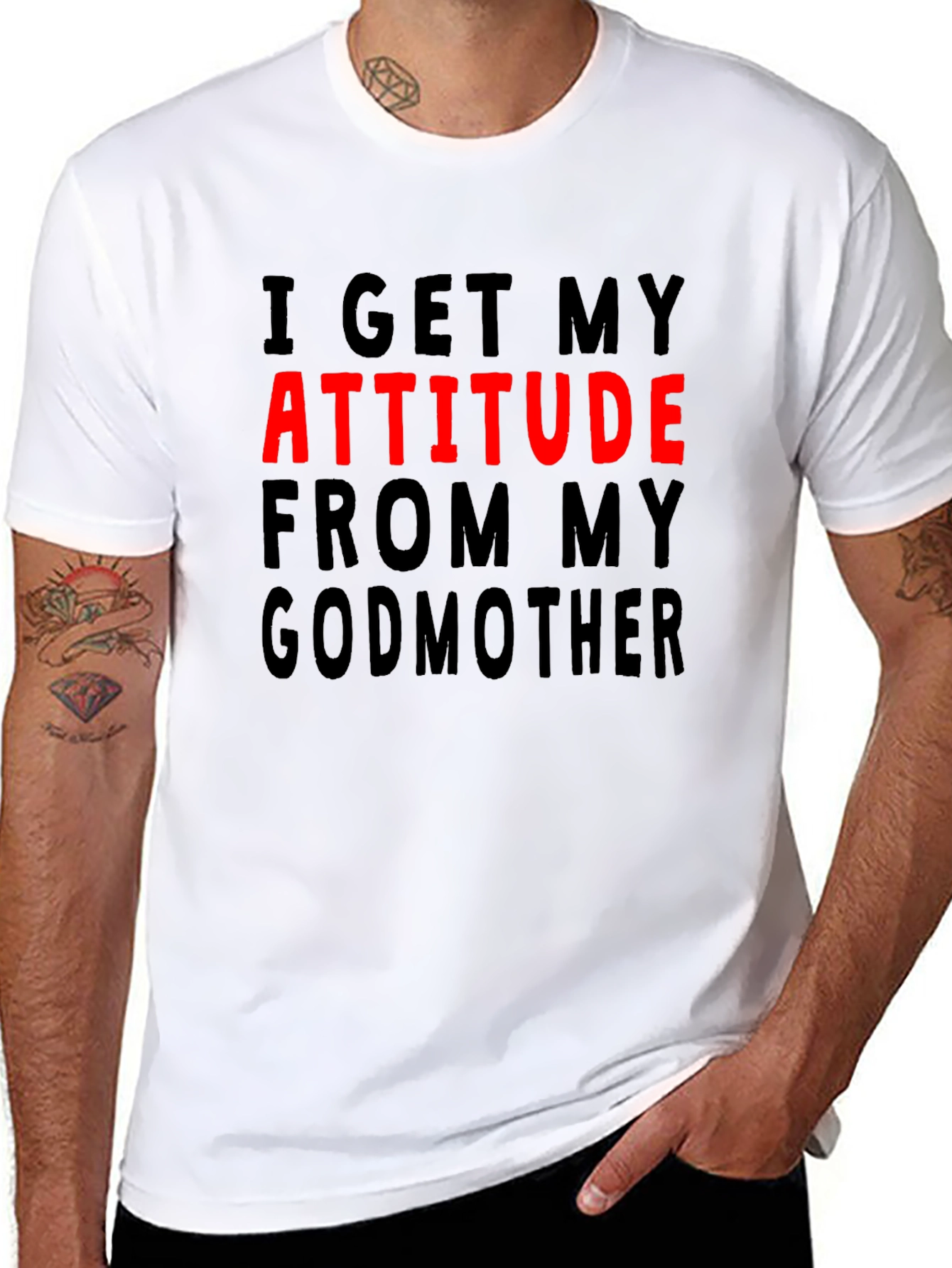 Attitude From My Godmother Graphic T-Shirt