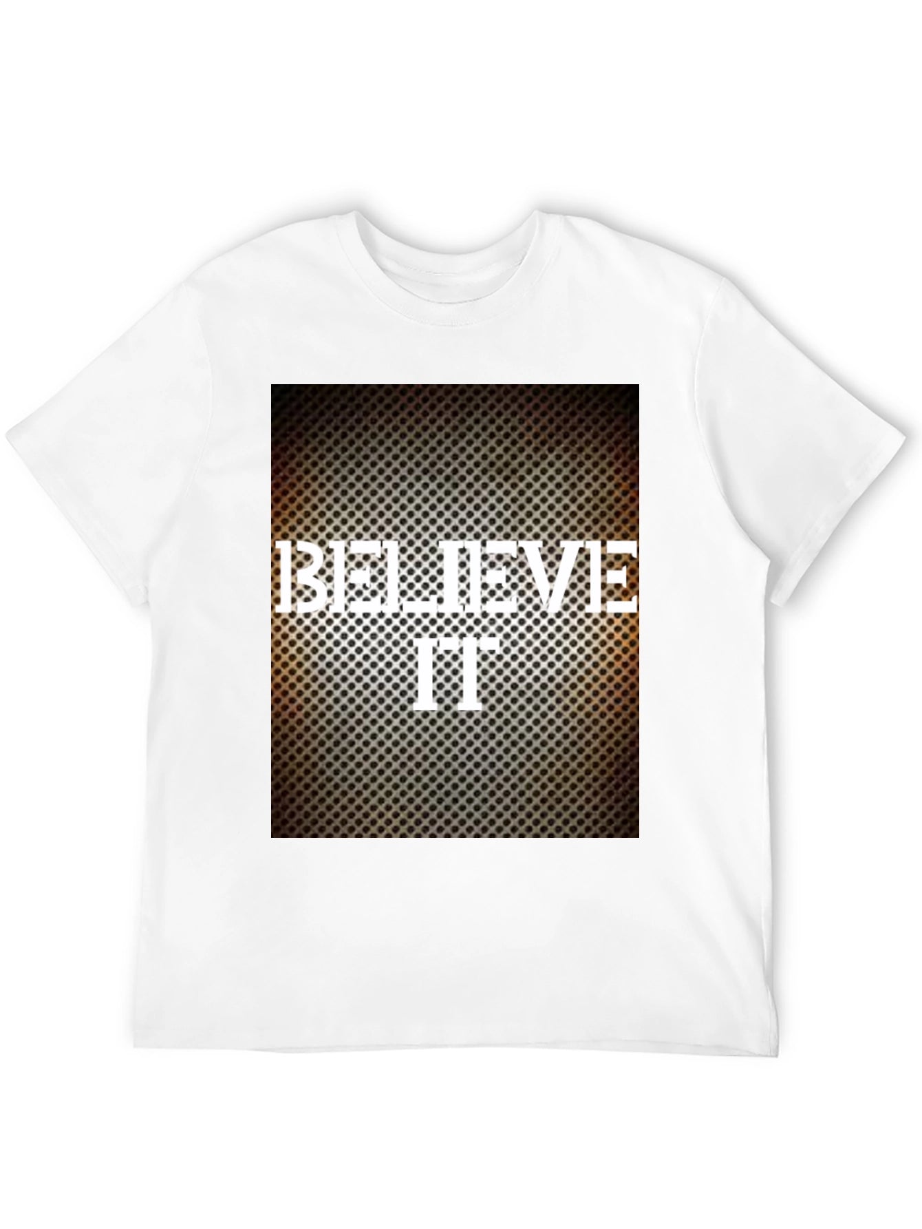 Believe It Graphic Print Black T-Shirt