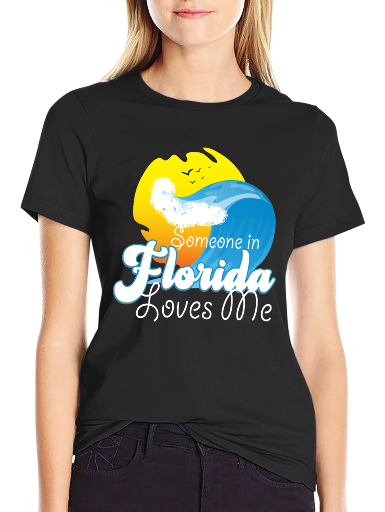 Someone in Florida Loves Me - Novelty T-Shirt