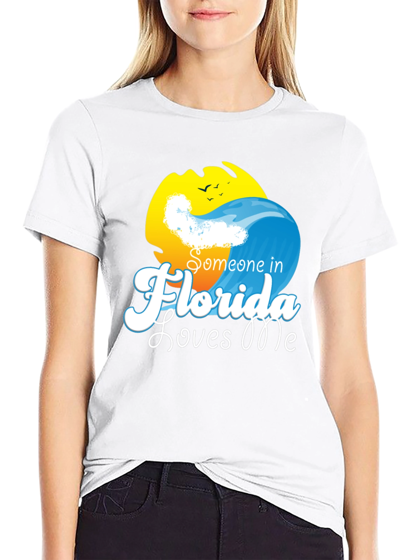 Someone in Florida Loves Me - Novelty T-Shirt