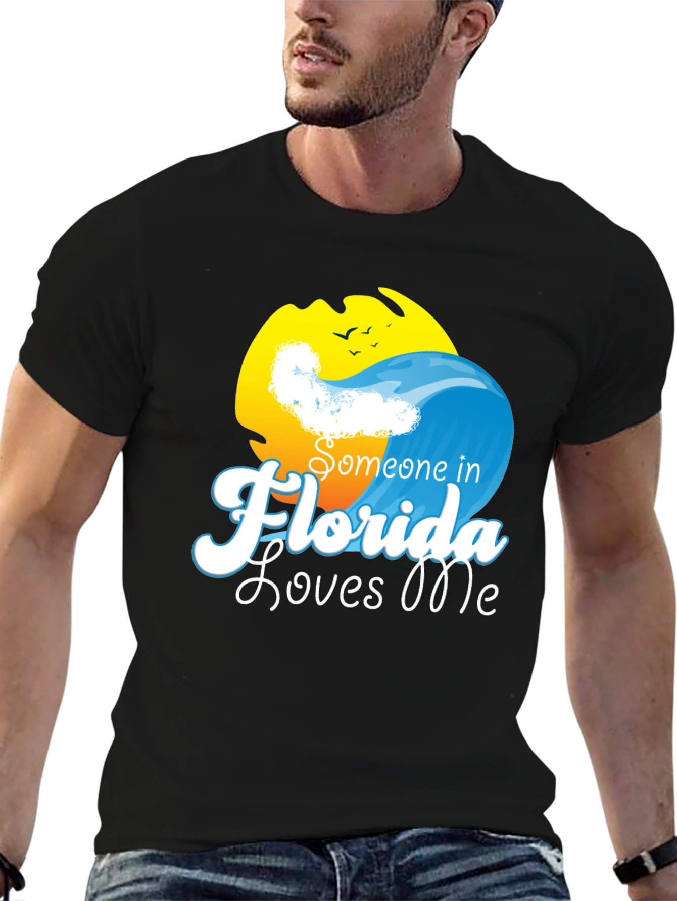Someone in Florida Loves Me - Novelty T-Shirt