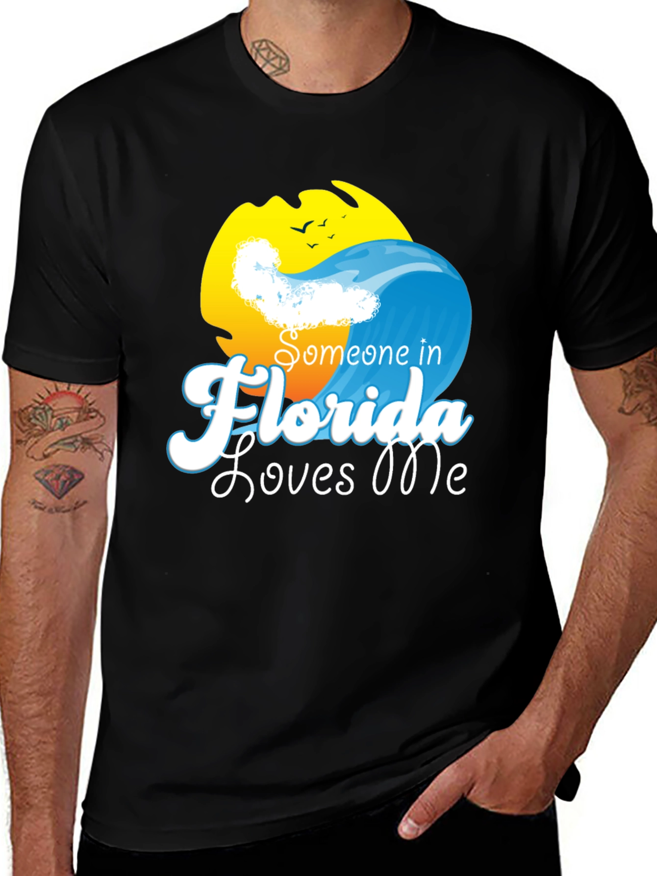 Someone in Florida Loves Me - Novelty T-Shirt