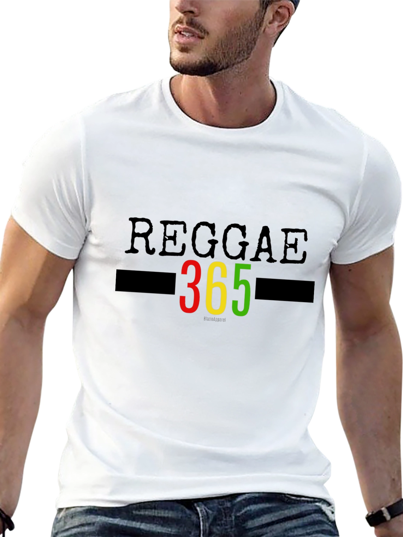 Reggae 365 T-Shirt Black Graphic Tee