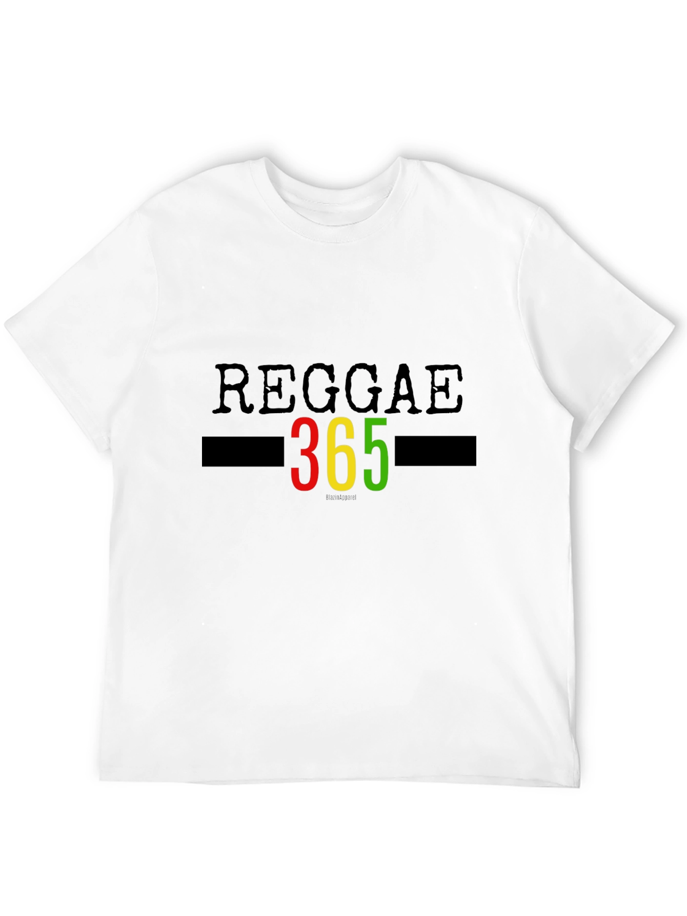 Reggae 365 T-Shirt Black Graphic Tee