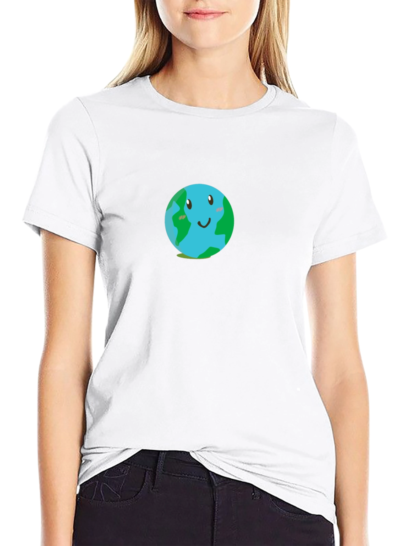 Earth Graphic T-Shirt - Black