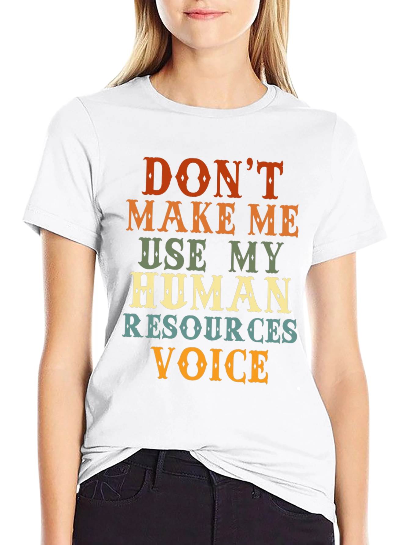 HR Voice Tee: Funny Human Resources Shirt