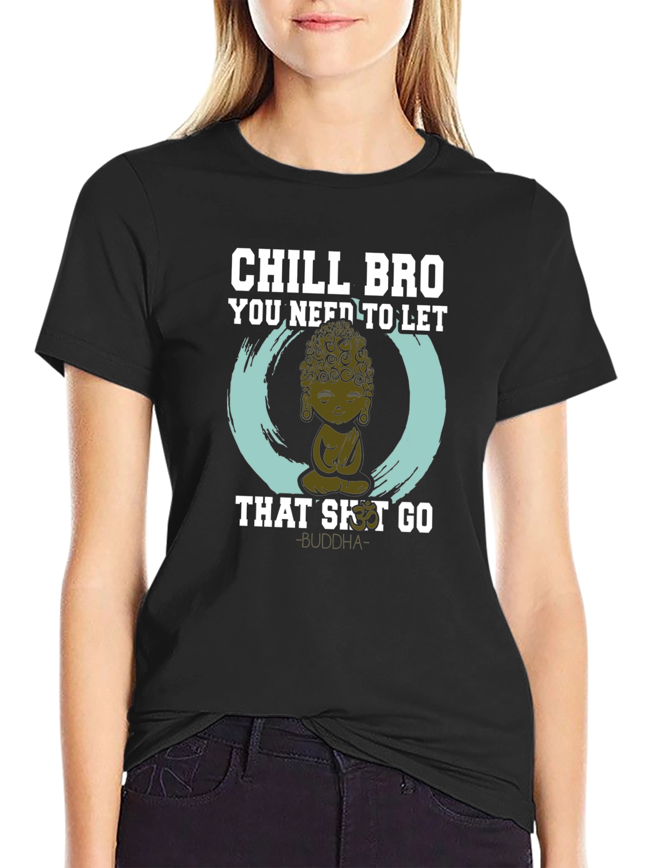 Chill Bro Buddha Graphic Tee - Relaxed Fit